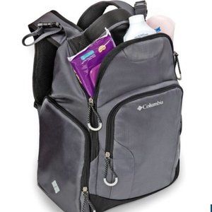 Columbia Summit Rush Backpack Diaper Bag Grey NWOT